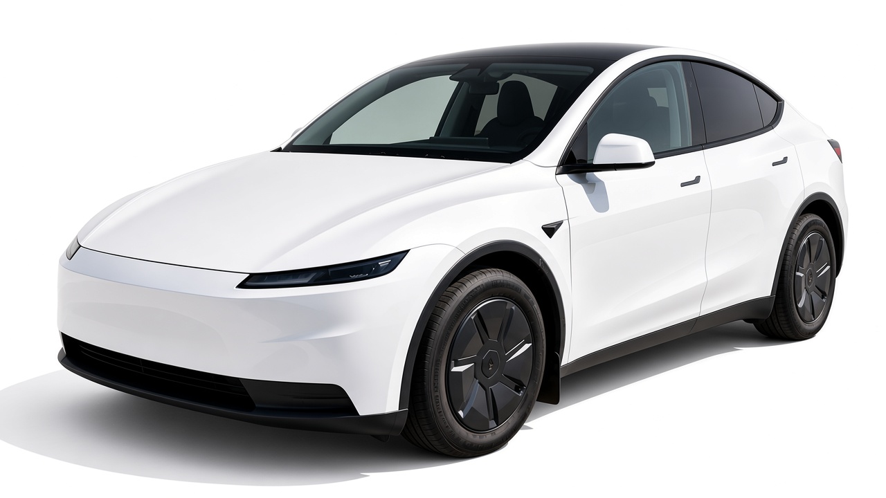 White Tesla Model Y